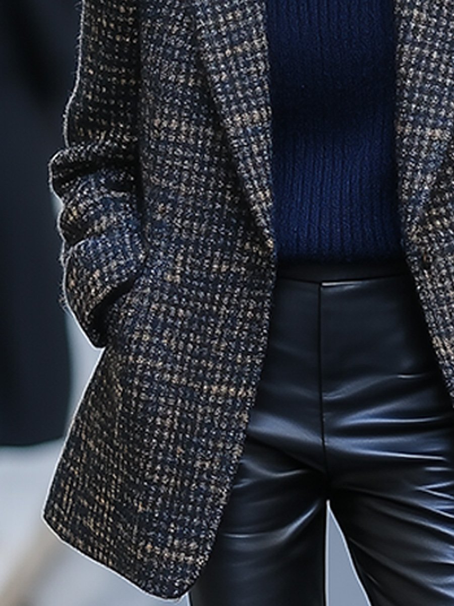 Cleo | Women’s vintage tweed blazer with classic lapel