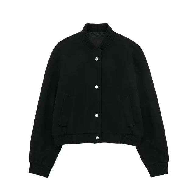 Pam | Women’s cropped bomber jacket with modern cut and casual flair