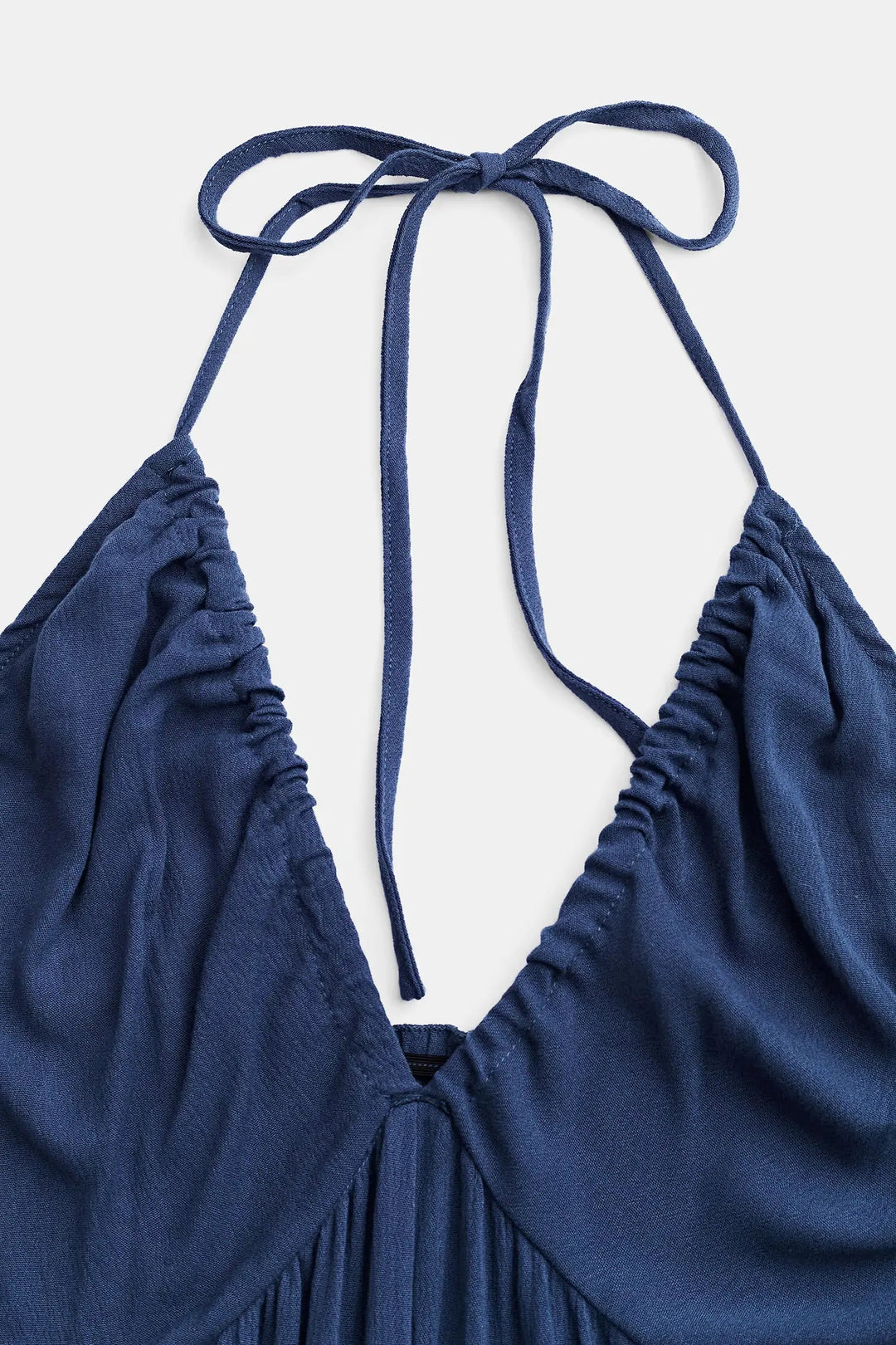 Hanah | Women’s halter jumpsuit with deep v neckline and pockets