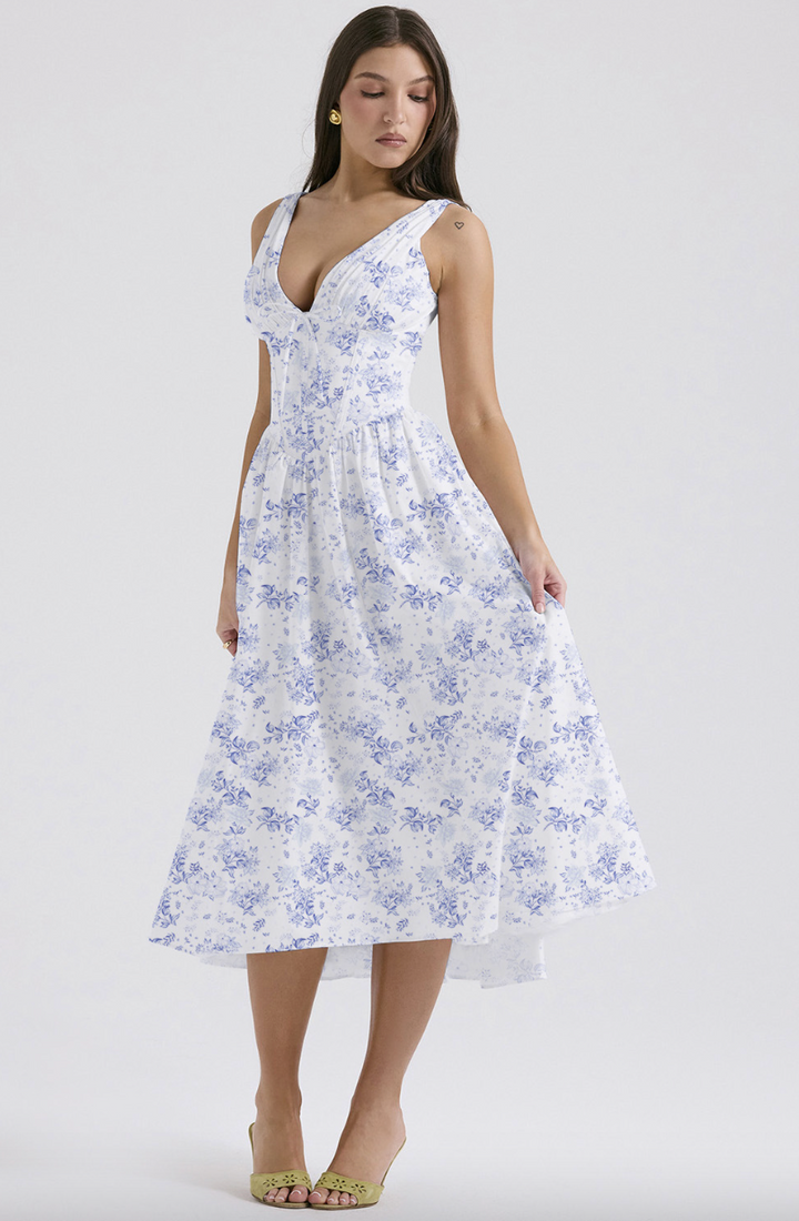 Grace | Women’s timeless floral midi dress