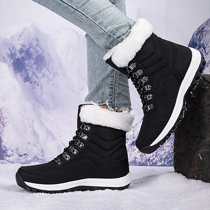 Kerryn | Women’s high-top lace-up boots with a structured winter silhouette