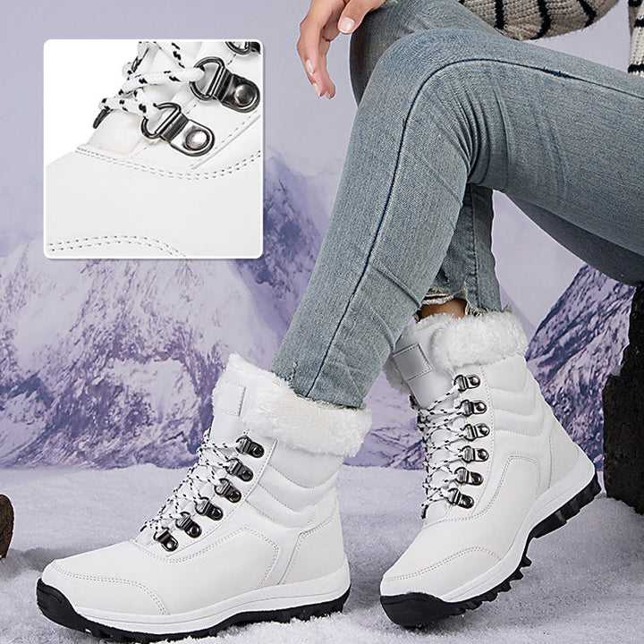 Kerryn | Women’s high-top lace-up boots with a structured winter silhouette