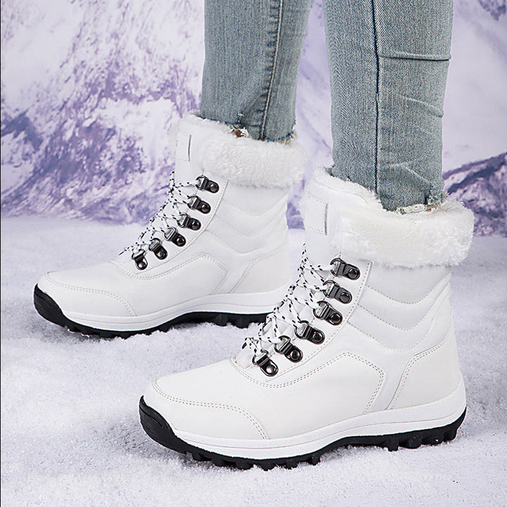 Kerryn | Women’s high-top lace-up boots with a structured winter silhouette