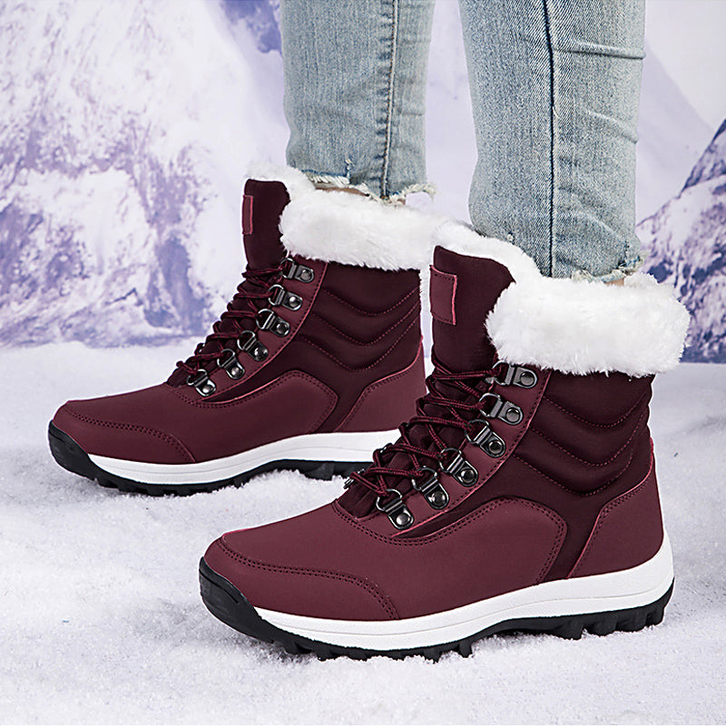 Kerryn | Women’s high-top lace-up boots with a structured winter silhouette