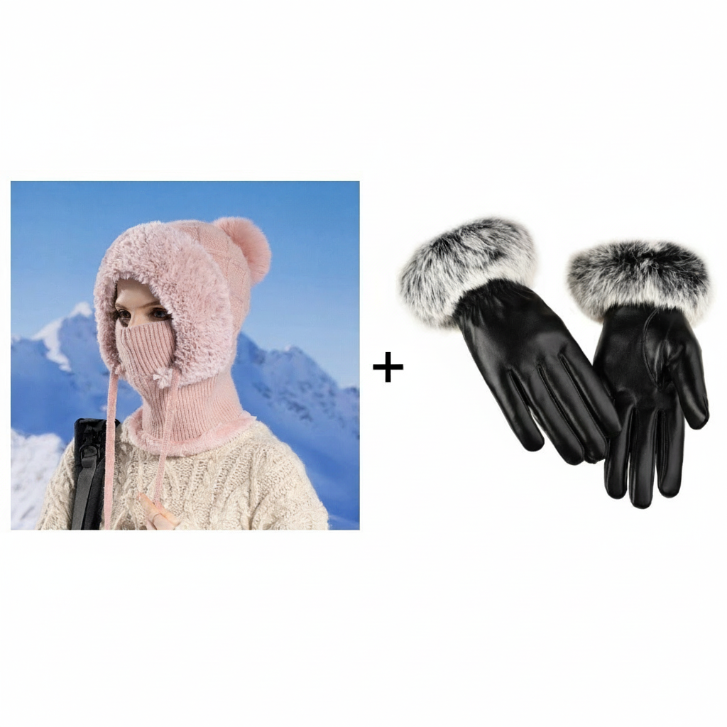 Norelle | Women’s knit balaclava with a sculpted convertible silhouette