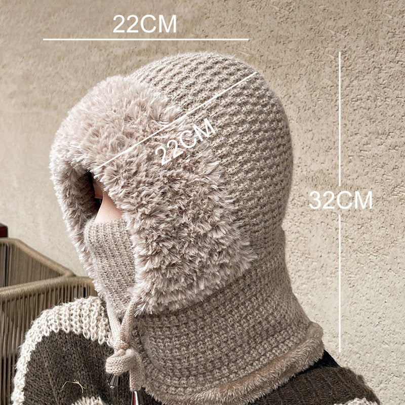 Rilaya | Women’s 3-in-1 knit balaclava with a smooth, full-coverage silhouette