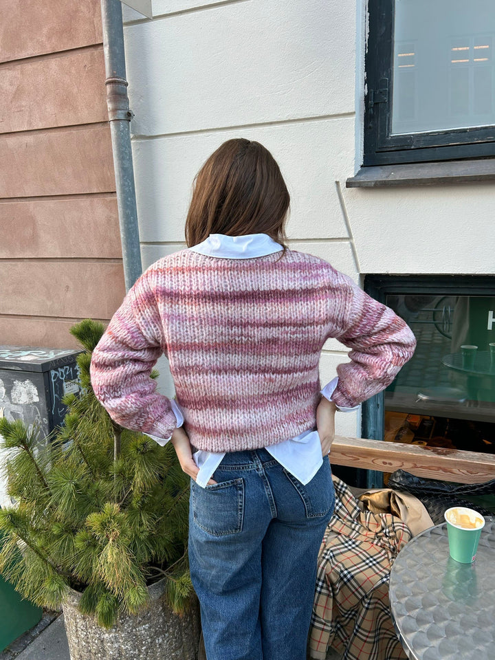 Mabel | Women’s knit sweater with striped design