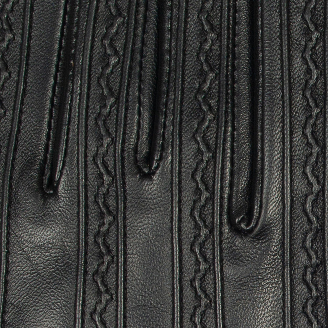 Melai | Women’s winter gloves with stitched design and gold detail